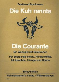 Die Kuh rannte 