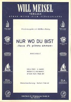 Nur wo du bist 