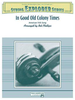 In Good Old Colony Times Standard