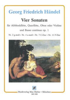 Four Sonatas op. 1 