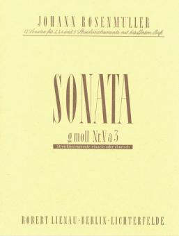 Sonata 5 G minor a 3 