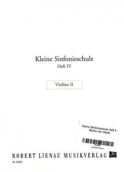 Kleine Sinfonieschule Heft 4 