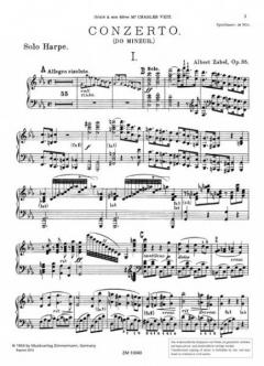 Concerto c-Moll op. 35 von Albert Zabel 