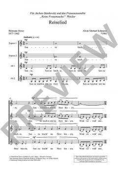 Reiselied von Alwin Michael Schronen 