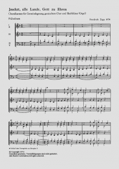 Jauchzt, alle Lande, Gott zu Ehren (Friedrich Zipp) 