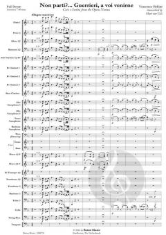 Non parti?... Guerrieri, a voi venirne von Vincenzo Bellini (Download) 