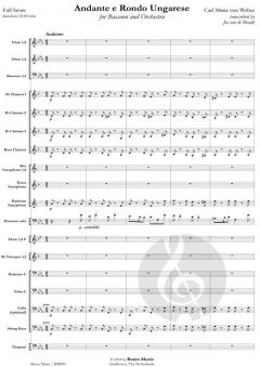 Andante e Rondo Ungarese von Carl Maria von Weber (Download) 