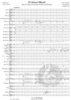 O süßer Mond von Otto Nicolai (Download) 