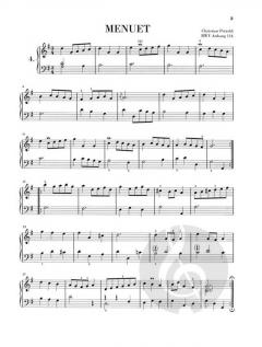 Notenbüchlein für Anna Magdalena Bach 1725 von Johann Sebastian Bach 
