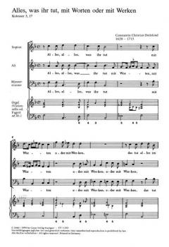 Alles was ihr tut (Constantin Christian Dedekind) 