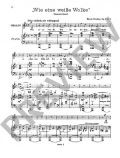 4 Lieder op. 1 von Ernst Fischer (Download) 