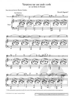 Variations sur un thème de Rossini von Niccolò Paganini (Download) 
