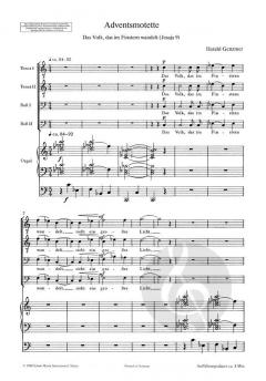 Adventsmotette GeWV 62 von Harald Genzmer (Download) 