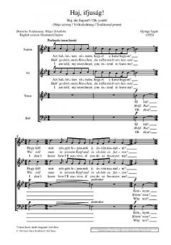 Haj, ifjuság! - Hoj, die Jugend! von György Ligety (Download) 