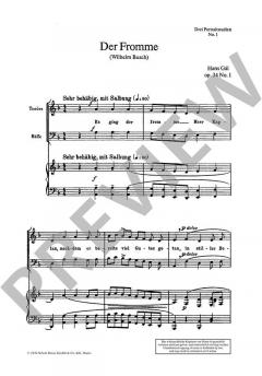 Drei Porträtstudien op. 34 von Hans Gal (Download) 