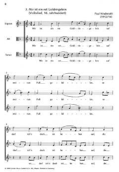 Drei Volkslieder von Paul Hindemith (Download) 