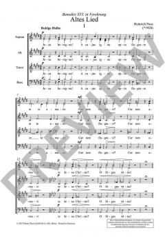 Altes Lied von Heinrich Poos (Download) 