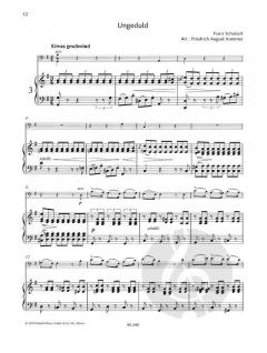 Schubert-Lieder op. 117b Band 1 von Friedrich August Kummer (Download) 