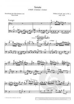 Sonata Nr. 4 d-Moll op. 13 von Willem de Fesch (Download) 