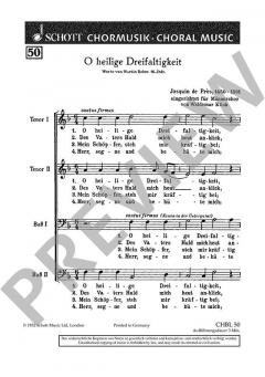 O heilige Dreifaltigkeit von Josquin Desprez (Download) 