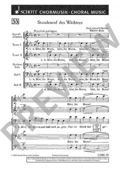 Stundenruf des Wächters von Walter Rein (Download) 