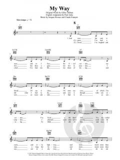 My Way von Frank Sinatra 