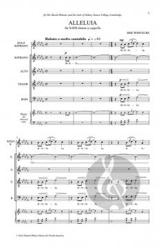 Alleluia von Eric Whitacre 