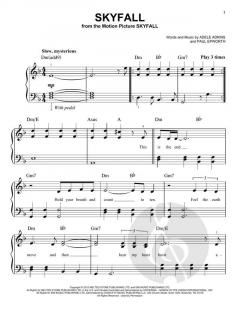 Skyfall von Adele 