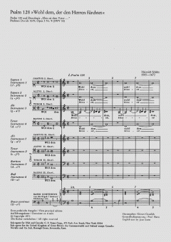 Wohl dem, der den Herren fürchtet SWV30 (Heinrich Schütz) 