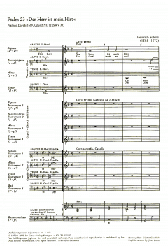 Der Herr ist mein Hirt SWV33 (op. 2 no. 12) (Heinrich Schütz) 