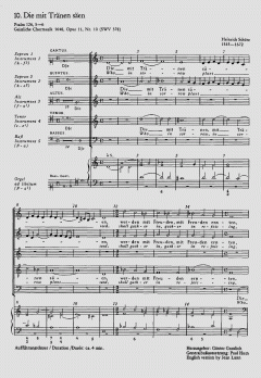 Die mit Tränen säen SWV378 (Heinrich Schütz) 
