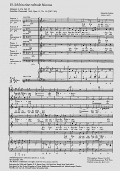 Ich bin eine rufende Stimme SWV383 (Heinrich Schütz) 