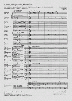 Komm, Heiliger Geist SWV417 von Heinrich Schütz (Download) 