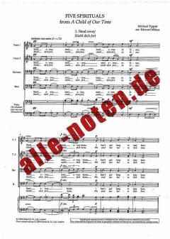 Five Spirituals von Sir Michael Tippett (Download) 