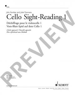 Vom-Blatt-Spiel auf dem Cello Vol. 1 von Adam Hay (Download) im Alle Noten Shop kaufen