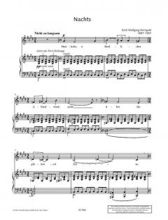 Lieder aus dem Nachlass Band 2 von Erich Wolfgang Korngold (Download) 