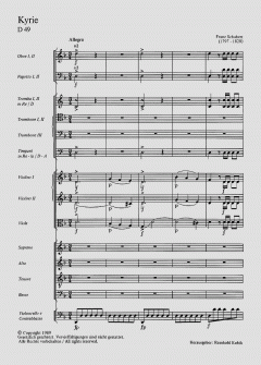 Kyrie für eine Messe in d-Moll D49 (Franz Schubert) 