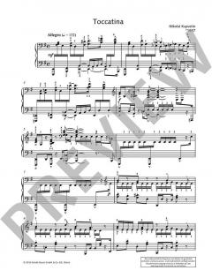 Toccatina op. 40/3 von Nikolai Kapustin (Download) 