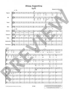 Missa Argentina von Alwin Michael Schronen (Download) 