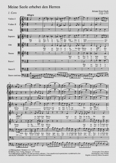 Deutsches Magnificat von Johann Ernst Bach (Download) 