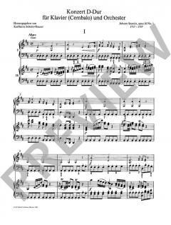 Konzert D-Dur op. 10/1 von Johann Stamitz (Download) 