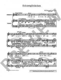 Einfache Lieder op. 9 von Erich Wolfgang Korngold (Download) 