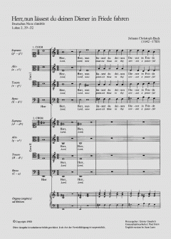 Herr, nun lässest du deinen Diener (Johann Christoph Bach) 