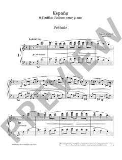 España / Deux Danses espagnoles von Isaac Albéniz (Download) 