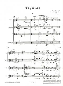 Streichquartett von Chaya Czernowin (Download) im Alle Noten Shop kaufen