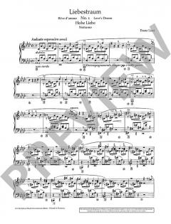Liebestraum Nr. 1: Hohe Liebe von Franz Liszt (Download) 