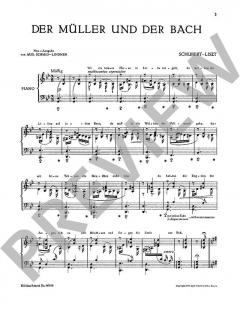 Der Müller und der Bach von Franz Liszt (Download) 