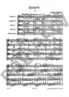 Streichquintett F-Dur von Anton Bruckner im Alle Noten Shop kaufen