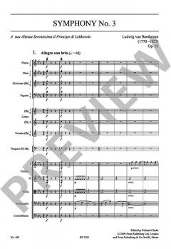 Symphonie Nr. 3 Es-Dur op. 55 von Ludwig van Beethoven 