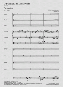 O Ewigkeit, du Donnerwort von Johann Sebastian Bach (Download) 